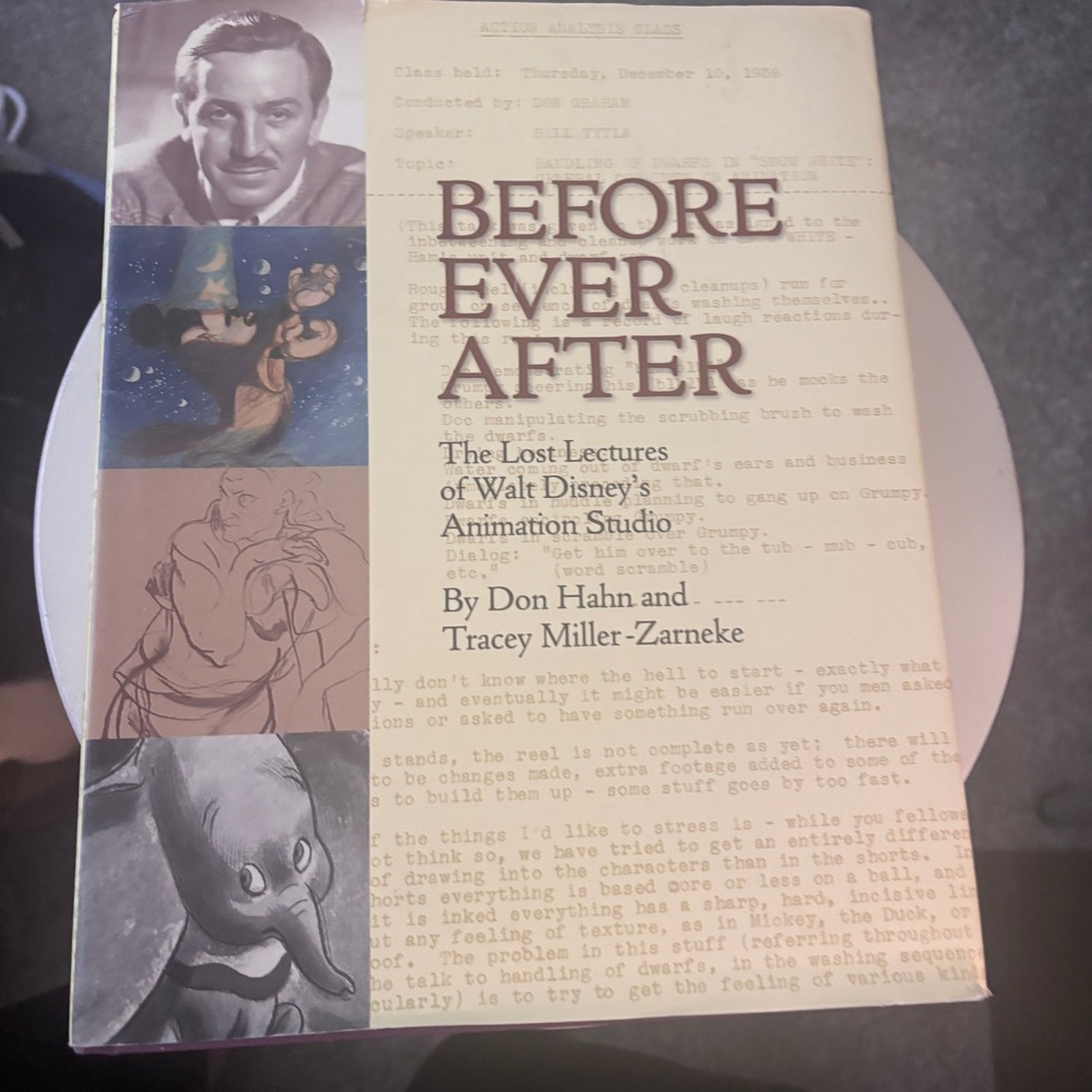 Disney Before Ever After Lost Lectures Animation Studio Book Don Hahn